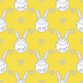 Birthday, Valentine`s day, Easter seamless pattern