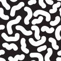 Seamless pattern. Casual abstract doodle texture