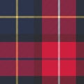 Seamless pattern check plaid fabric texture Royalty Free Stock Photo