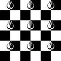 Seamless pattern with checkered design. Royalty Free Stock Photo