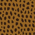 seamless pattern with cheetah skin Royalty Free Stock Photo