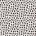 seamless pattern with cheetah skin Royalty Free Stock Photo