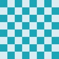 2 Tone blue color of seamless chess board pattern Royalty Free Stock Photo
