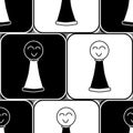 seamless pattern chess. vector Royalty Free Stock Photo