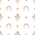 Seamless pattern for children