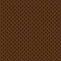 Seamless pattern of chocolate brown crispy waffles texture