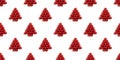 Seamless pattern with Christmas balls in the shape of Christmas tree on white background. Banner. Christmas decorations. Happy new Royalty Free Stock Photo