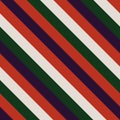 Christmas Diagonal Striped Seamless Pattern