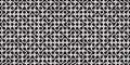 Seamless pattern with circle connect shape. Metaball dots icon. Integration technology symbols. Abstract point movement