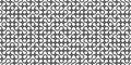 Seamless pattern with circle connect shape. Metaball dots icon. Integration technology symbols. Abstract point movement