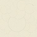 Seamless pattern with circles. Repeating modern Royalty Free Stock Photo