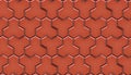 Seamless pattern of cobblestone pavement Royalty Free Stock Photo