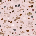 Seamless pattern of coffee