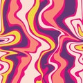 Seamless pattern color wavy mixture