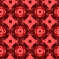 Seamless pattern with colored different spots of paint. Royalty Free Stock Photo