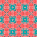 Seamless pattern with colored different spots of paint. Royalty Free Stock Photo