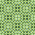 Seamless pattern - colored pastel green-yellow and blue circles on a dark blue background. EPS Vector file Royalty Free Stock Photo