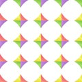 Seamless pattern with colored rhombs