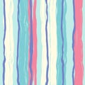 Seamless pattern of colored vertical stripes for summer clothing