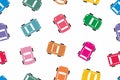 Seamless Colorful car pattern Royalty Free Stock Photo