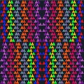 Seamless pattern with colorful diamond. Triangle pattern. Vector seamless pattern with colorbackground. Geometric abstract texture Royalty Free Stock Photo