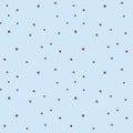 vector seamless pattern with cute dots