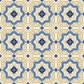 Seamless pattern from colorful floral Moroccan, Portuguese tiles, Azulejo, ornaments.