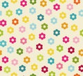 Seamless pattern with colorful flowers