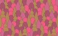 Seamless pattern with colorful forest, pattern with cute trees.