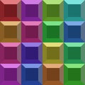 Seamless pattern colorful squares background Royalty Free Stock Photo