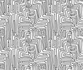 Seamless pattern. Computer circuit board. Royalty Free Stock Photo
