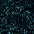 Seamless pattern. Computer circuit board Royalty Free Stock Photo