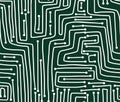 Seamless pattern. Computer circuit board. Royalty Free Stock Photo