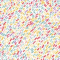 Seamless Pattern with Confetti Royalty Free Stock Photo