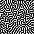 Seamless Pattern. Coral maze. Vector illustration.