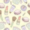 Seamless pattern of cosmetic background