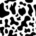 Seamless pattern cow skin Royalty Free Stock Photo