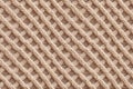 Seamless pattern of a cozy beige knitted wool plaid