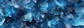 seamless pattern with cracked ice texture in winter on blue background Royalty Free Stock Photo