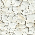 Seamless Pattern of Cracked Light Soil Texture Royalty Free Stock Photo