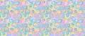 Seamless pattern with cubic structure pastel colors. Endless cubic background. Isometric repeatable backdrop. Royalty Free Stock Photo