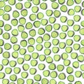 Seamless pattern cucumbers on a white background. Layout