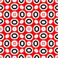 Red and black abstract background