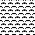 Seamless Pattern Curvy Pattern Repeated Design On White