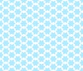 Seamless pattern with cute arabian styled blue stars