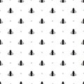 Seamless pattern with cute flies Royalty Free Stock Photo