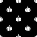 Seamless Pattern with Cute Pumpkins