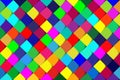 Vector Geometric Background with Overlapping Colorful Squares Pattern Royalty Free Stock Photo