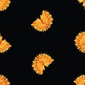 Seamless pattern of decorative fairy firebird