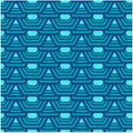 Seamless pattern decorative fragment of armor or blue cells